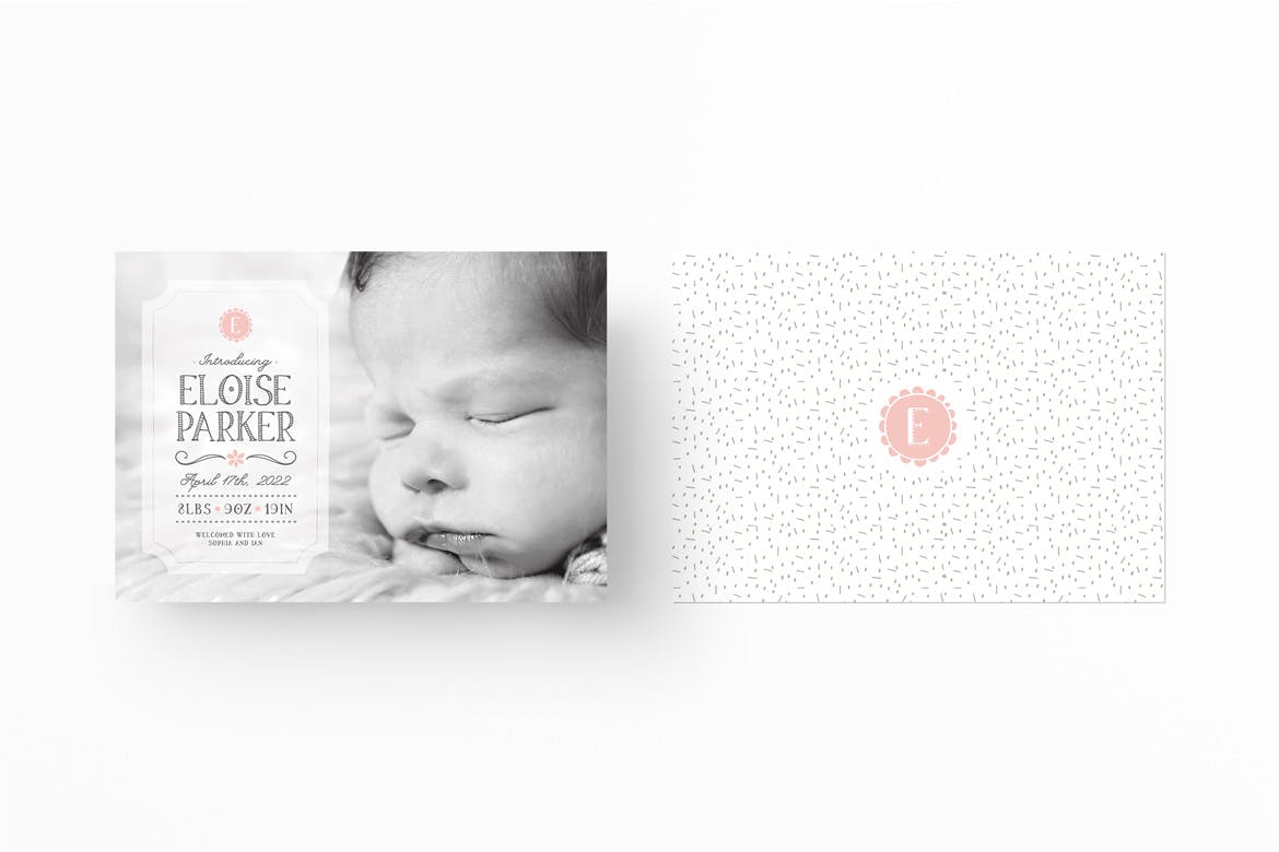Baby Birth Announcement Card3