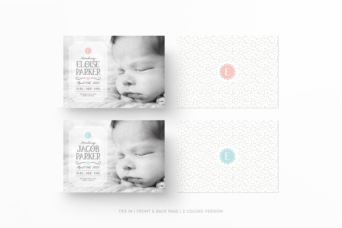 Baby Birth Announcement Card3