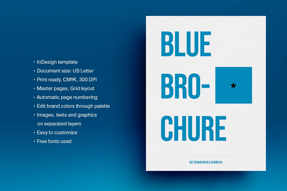 Blue Business Brochure Template