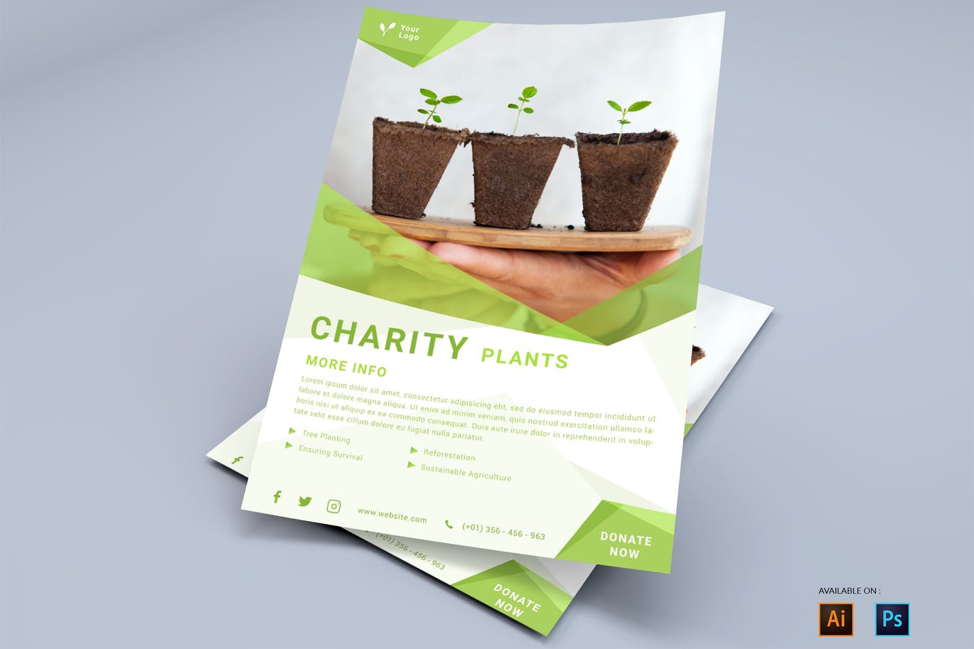Charity Go Green - Poster