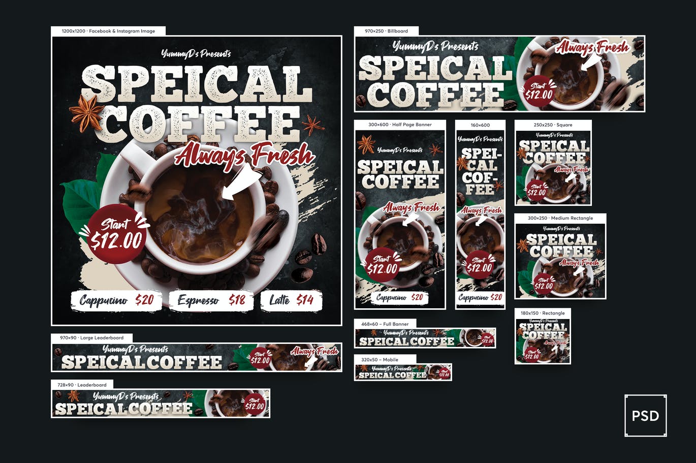 Coffee Time Banners Ad
