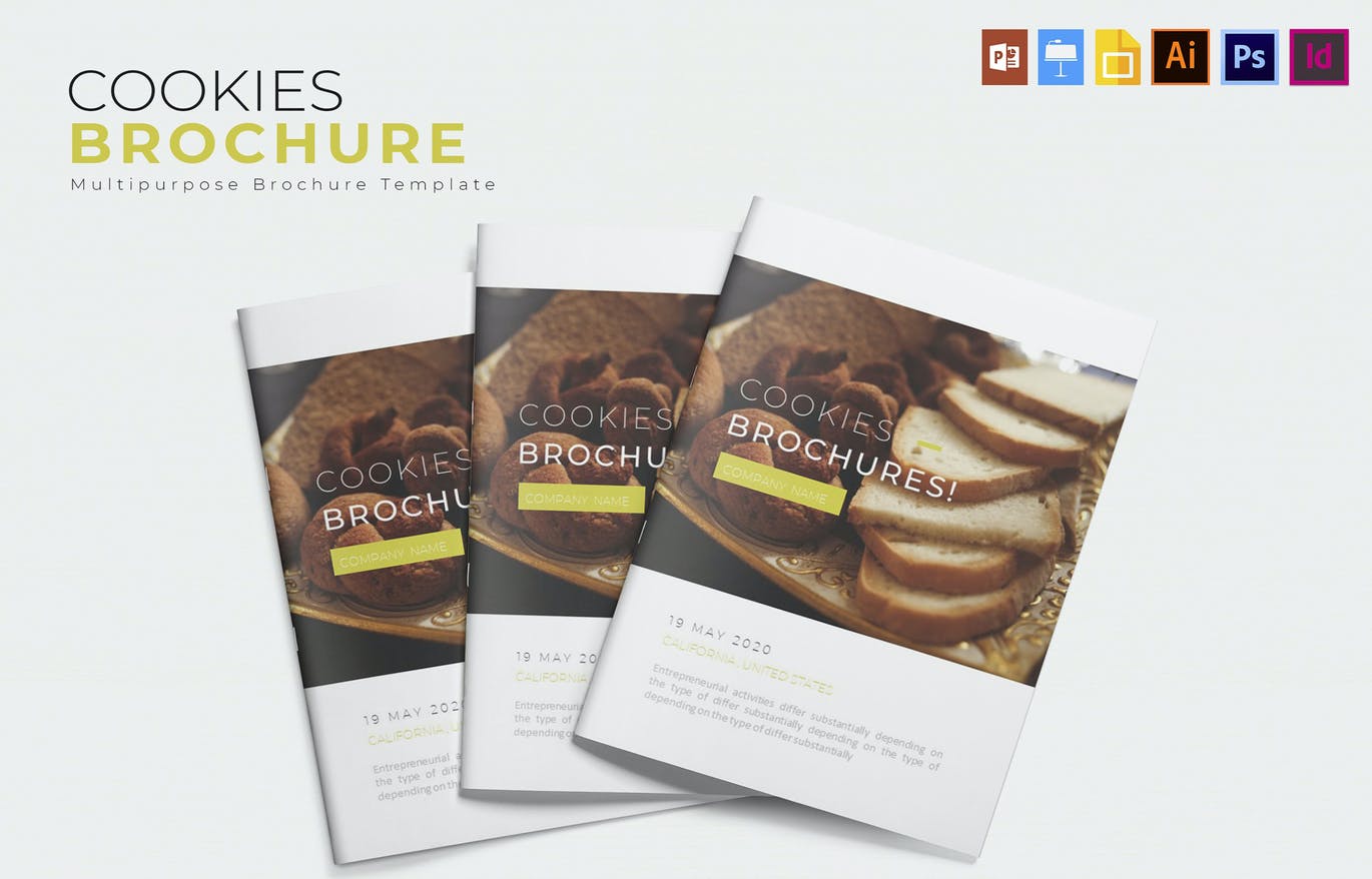 Cookies - Brochure Template 1