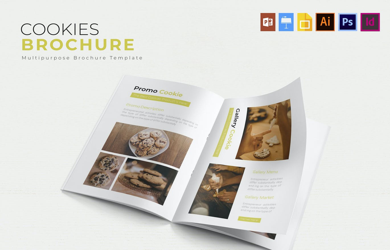 Cookies - Brochure Template 3