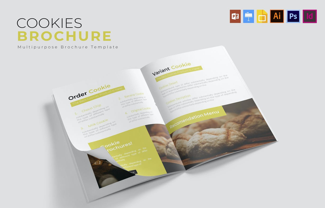 Cookies - Brochure Template 4