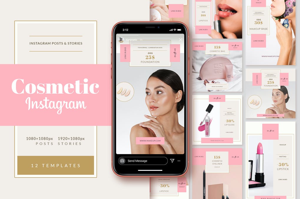 Cosmetic Shop Instagram