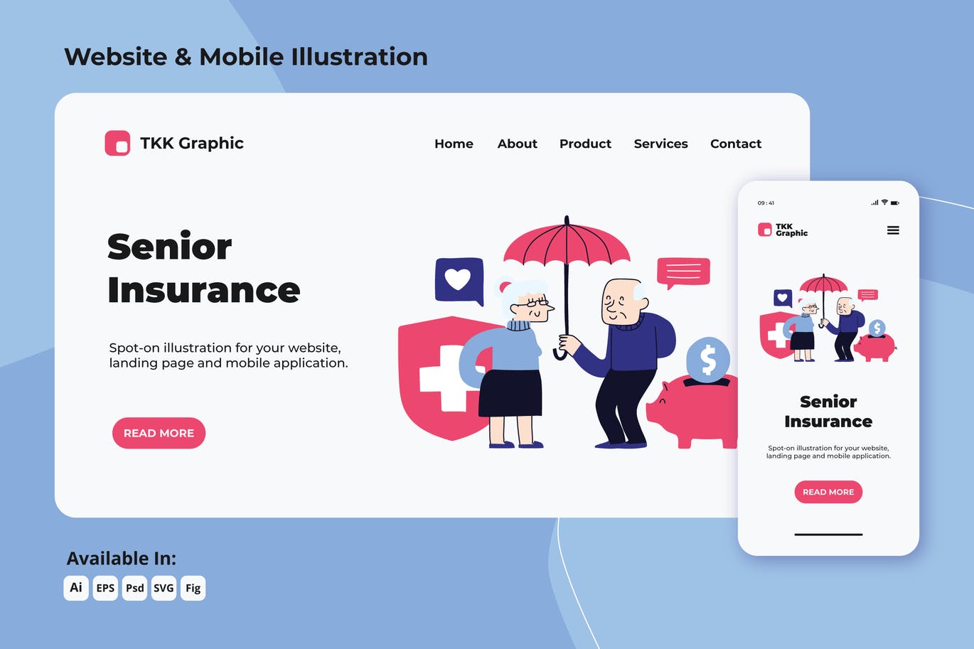 Elderly/ Senior citizen insurance web and mobile