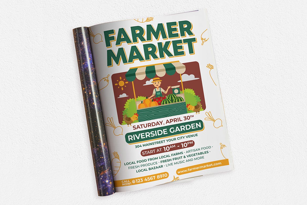 FARMER MARKET ads magazine