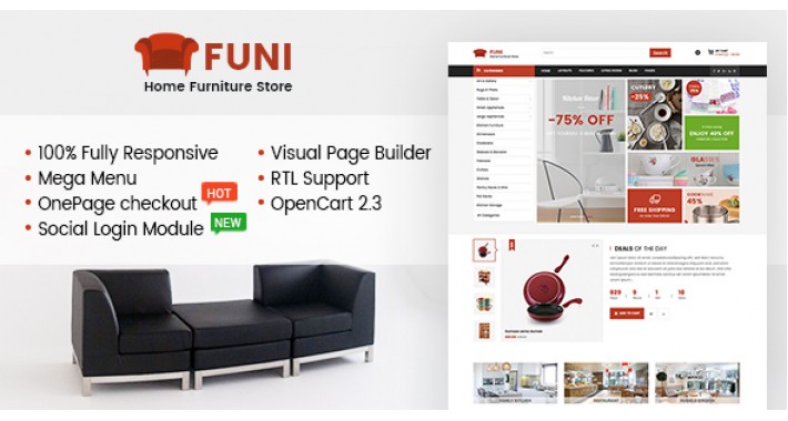 Funi - Multipurpose OpenCart Theme