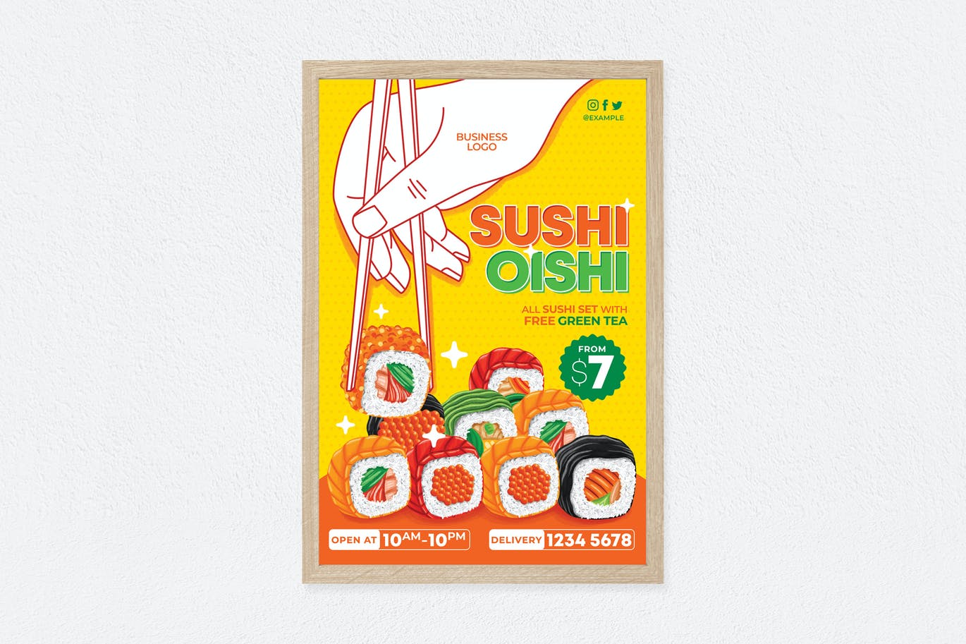 Sushi Oishi Poster