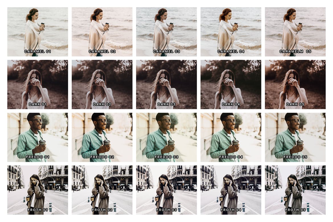 20 Cappuccino Lightroom Presets and LUTs