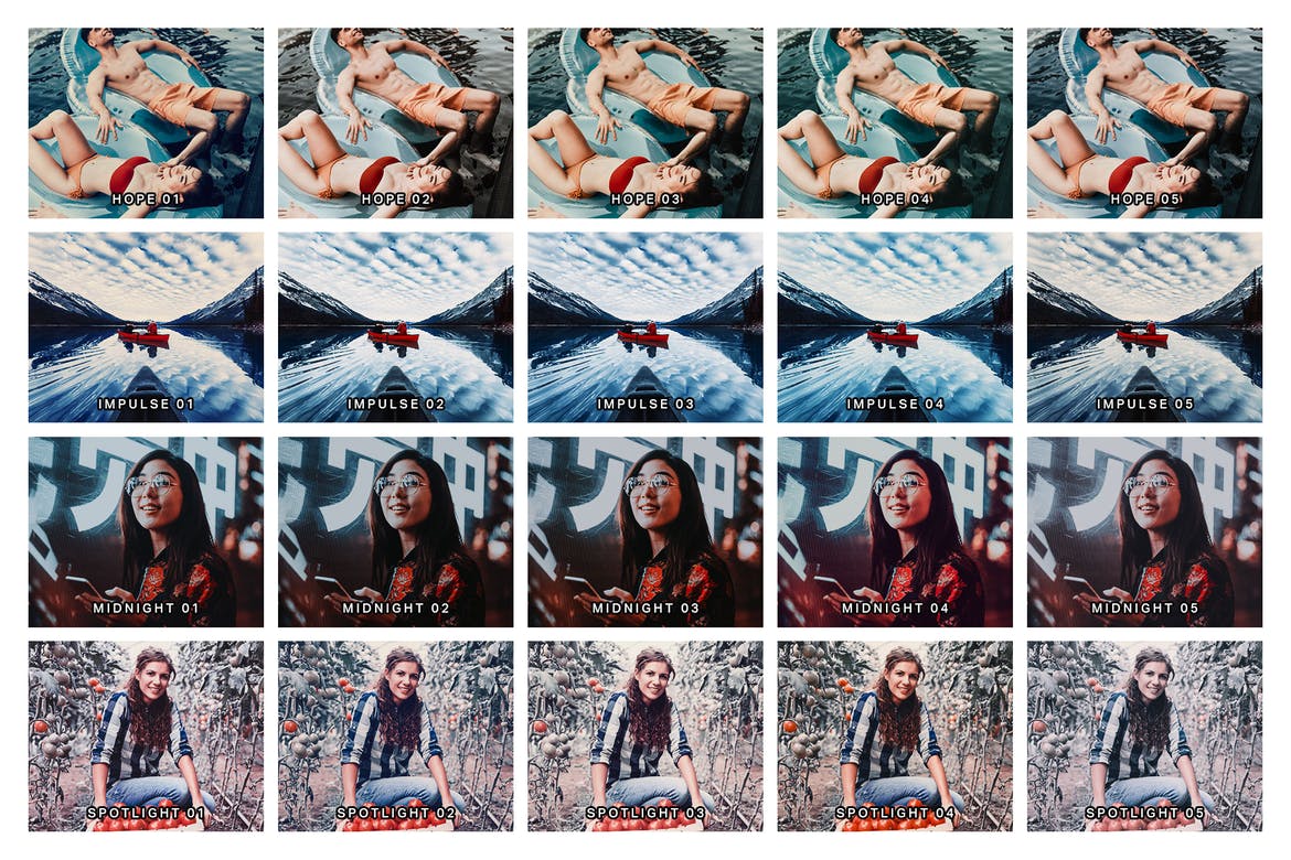 20 Red and Blue Lightroom Presets and LUTs