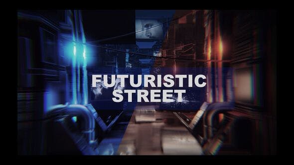 4k Futuristic thechnology street opener