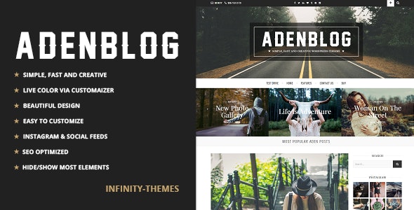 Aden v3.1.3 - WordPress Blog Template