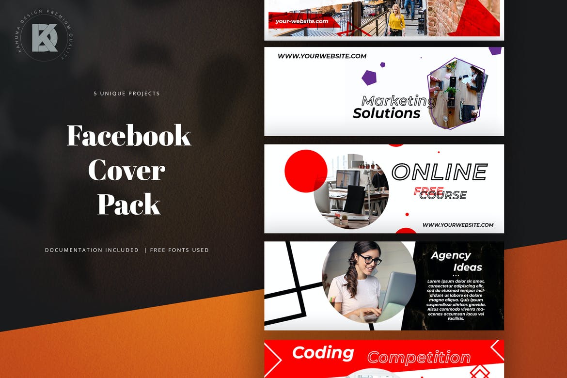 Agency Marketing Facebook Cover Pack