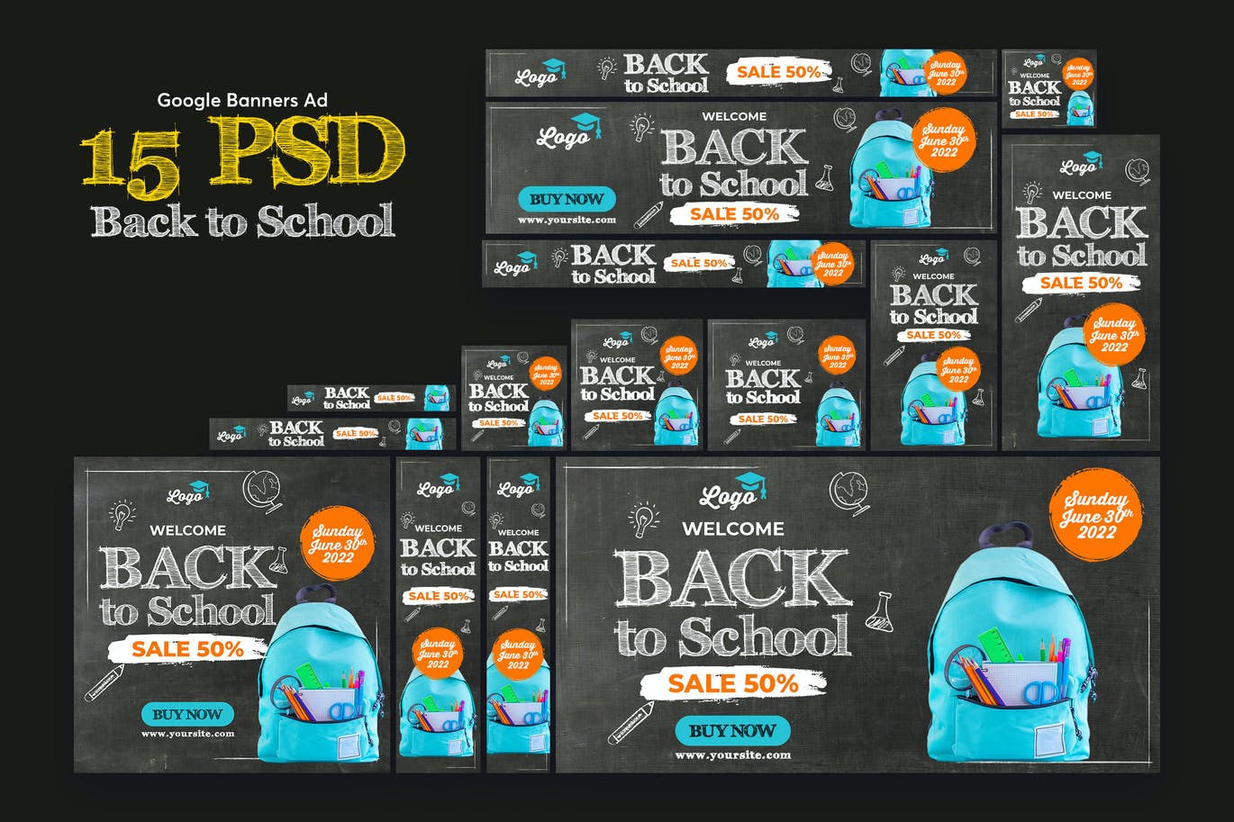 Back to School Banners Ad