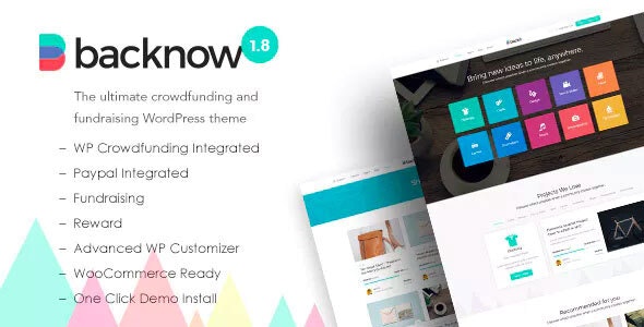 Backnow - Crowdfunding & Fundraising Theme for Charity, Nonprofit, NGO, Donation