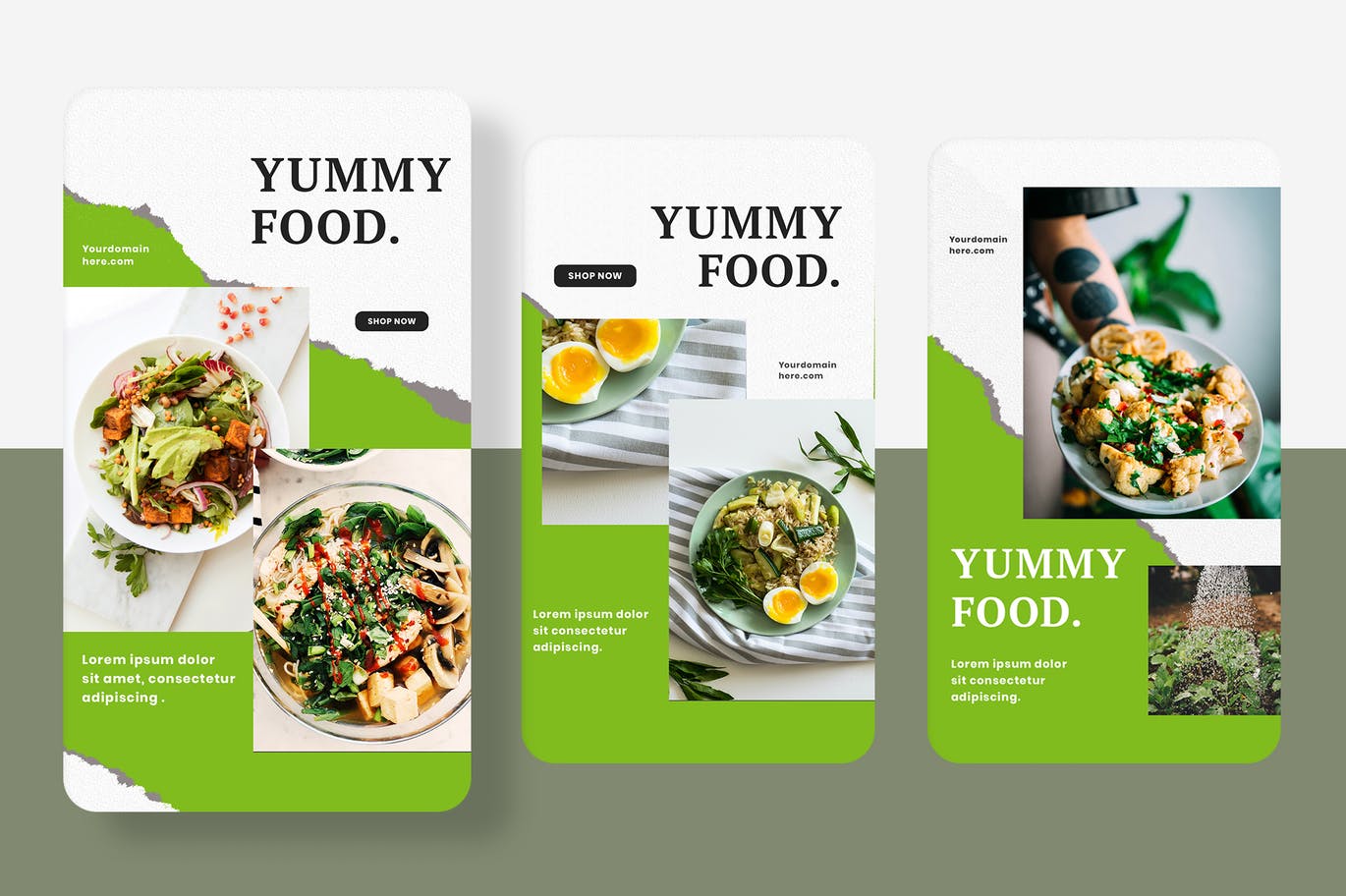 Beet Greens Food Instagram Stories Template