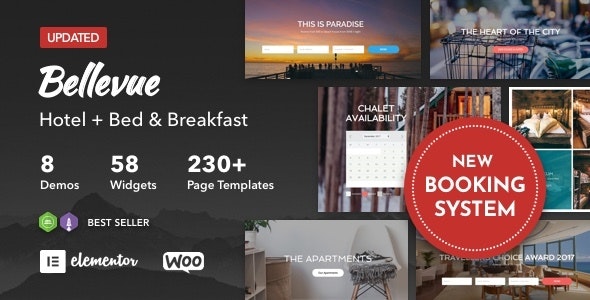 Bellevue v3.2.7 - Hotel WordPress Template