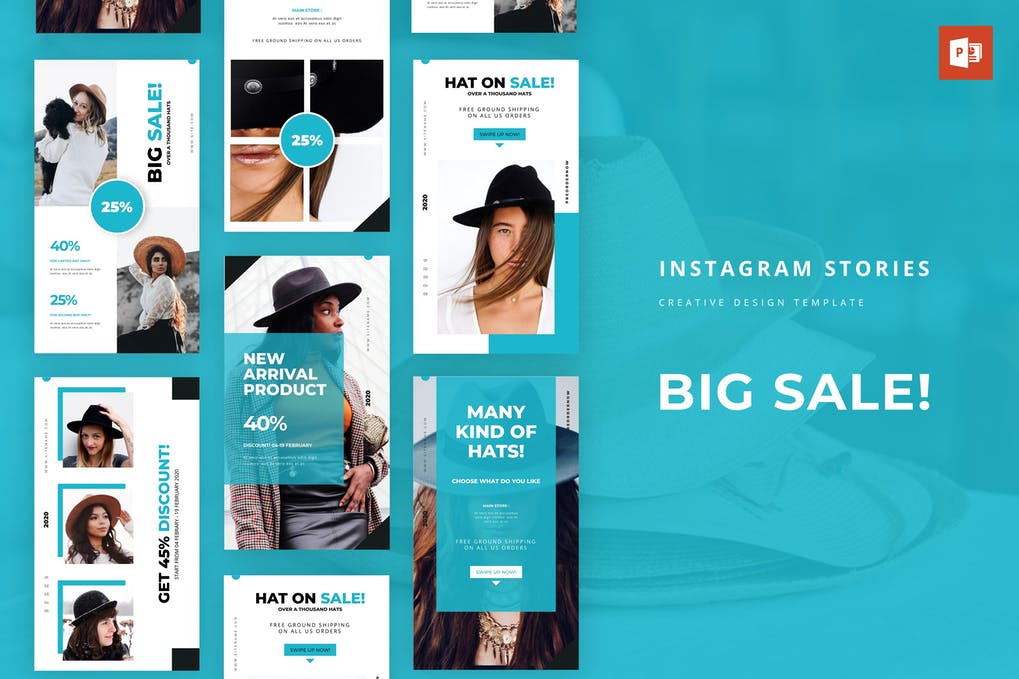 Big Sale Instagram Story Powerpoint Template