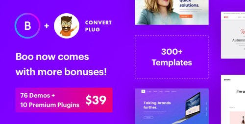 Boo v3.8.1 NULLED - multipurpose WordPress theme