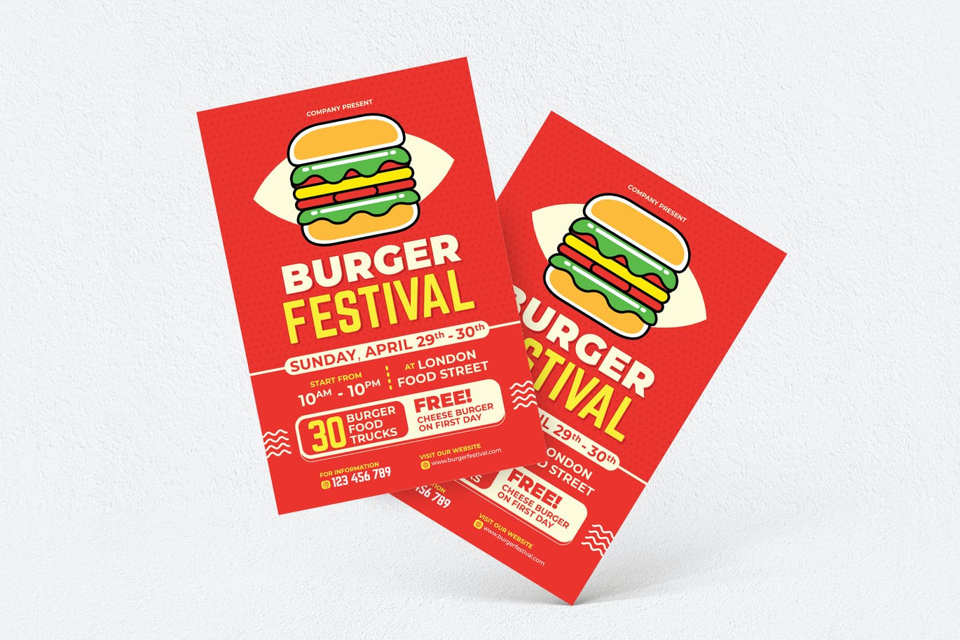 Burger Festival Flyer