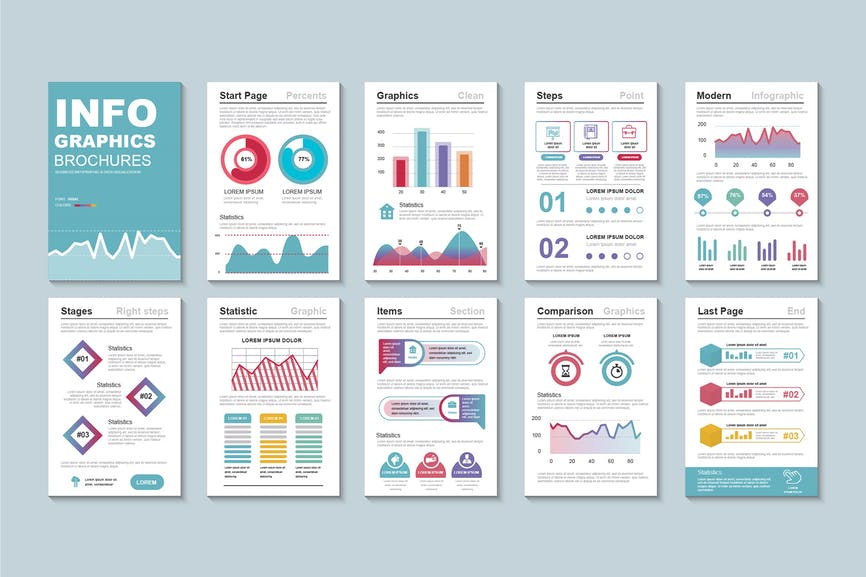 Business Infographic Brochure Design Template