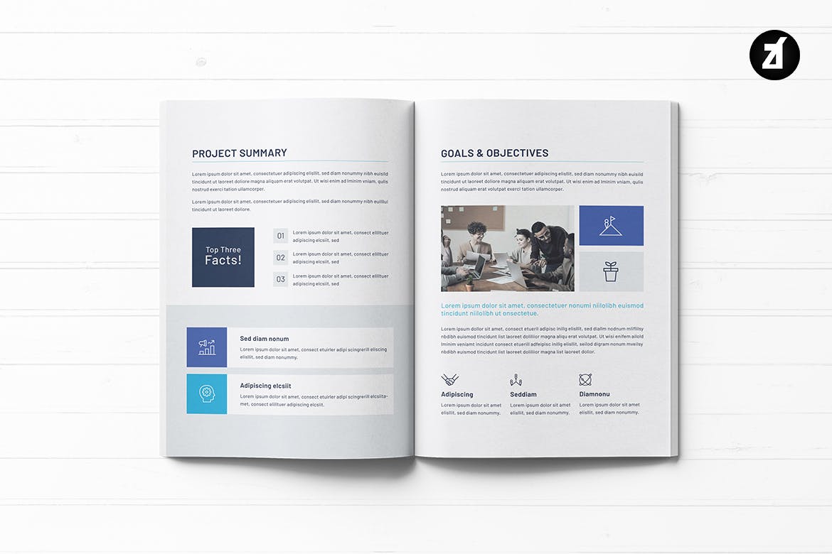 Business proposal multi-purpose book