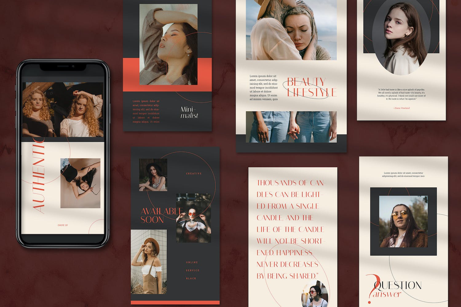 Calesthane - Fashion Instagram Stories Template