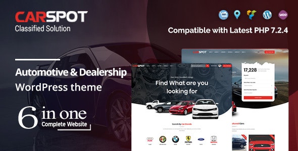 CarSpot – Dealership Wordpress Classified Theme