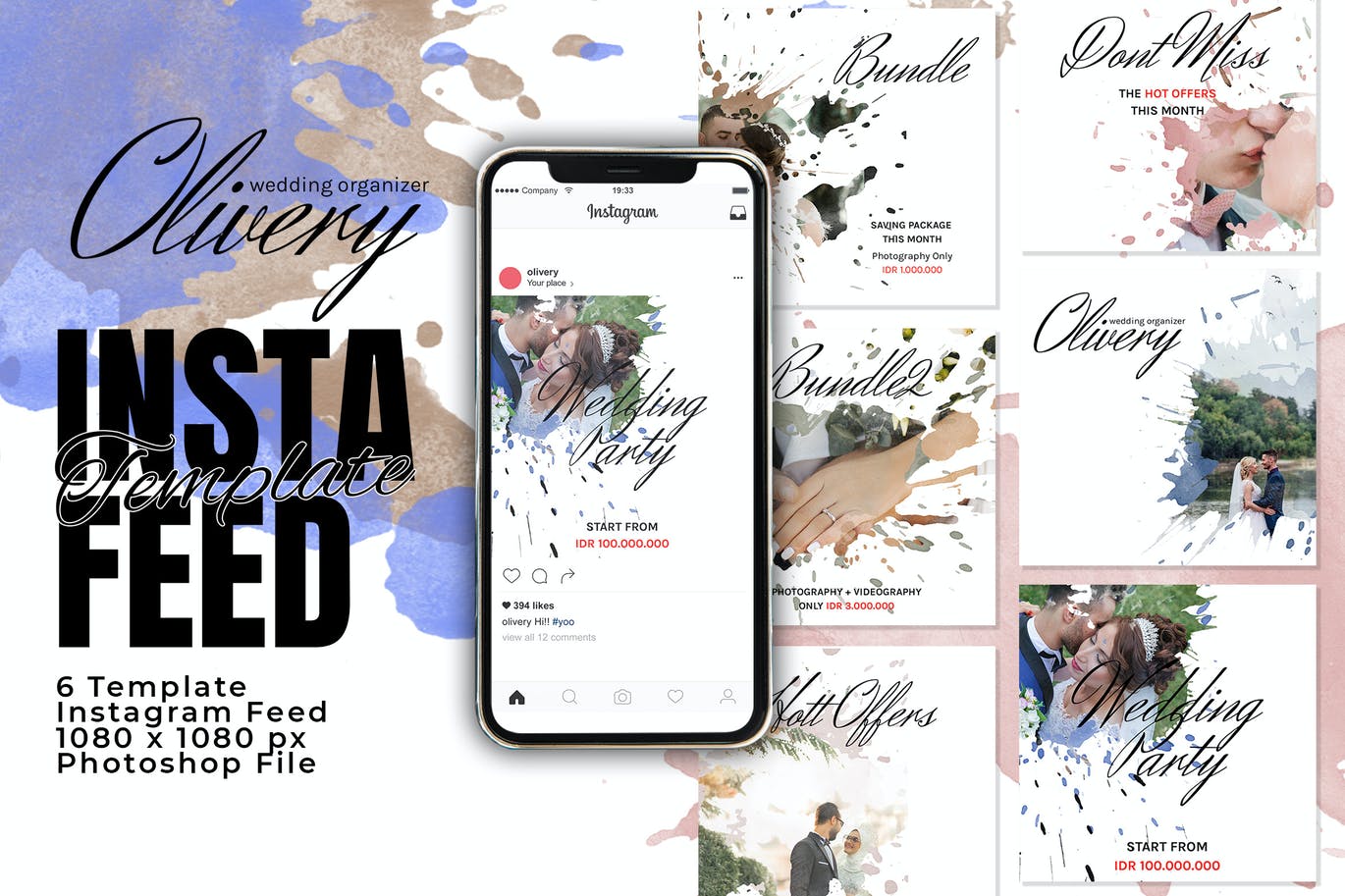 Clivery Instagram Feed Post Template