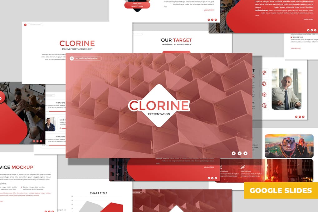 Clorine - Multipurpose Google Sildes Template