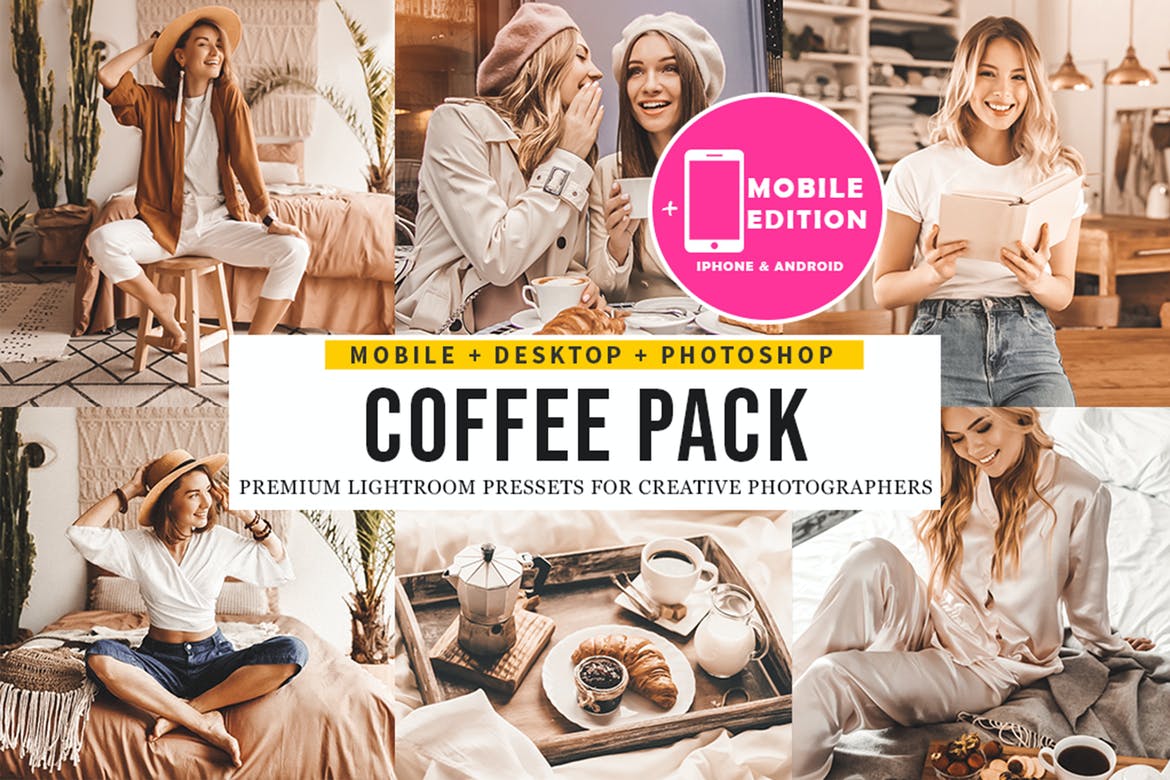 Coffee Lightroom Presets Mobile & Desktop