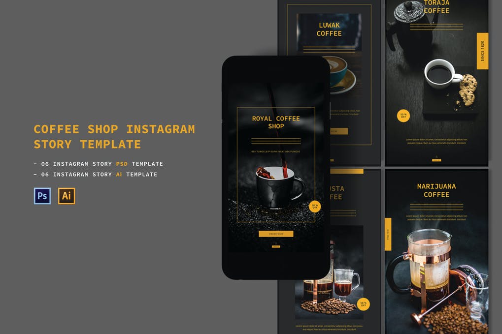 Coffee Shop Instagram Story