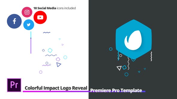 Colorful Impact Logo Reveal - For Premiere Pro