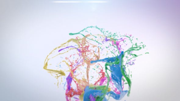 Colorful Liquid Logo Reveal