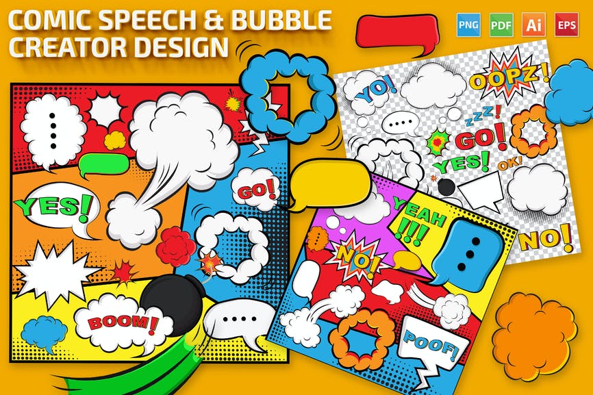 Comic Speech & Bubble Creator