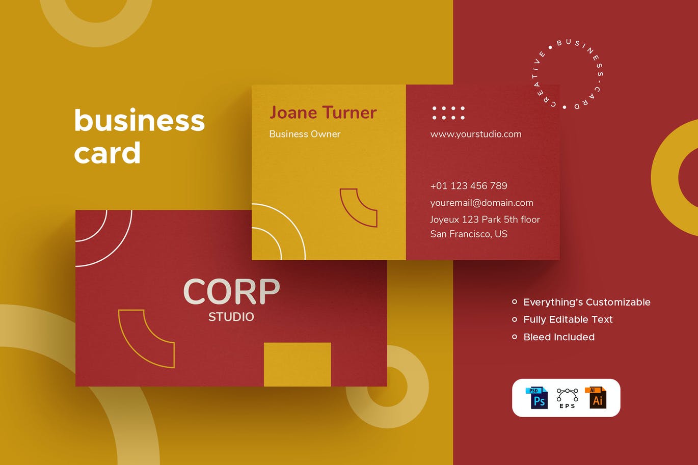 Corp Pro - Business Card - Stationery Kit