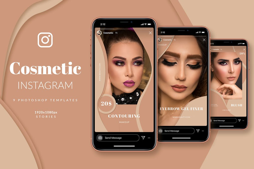 Cosmetic Shop Instagram Stories
