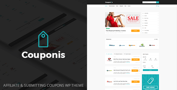 Couponis - Affiliate & Submitting Coupons WordPress Theme