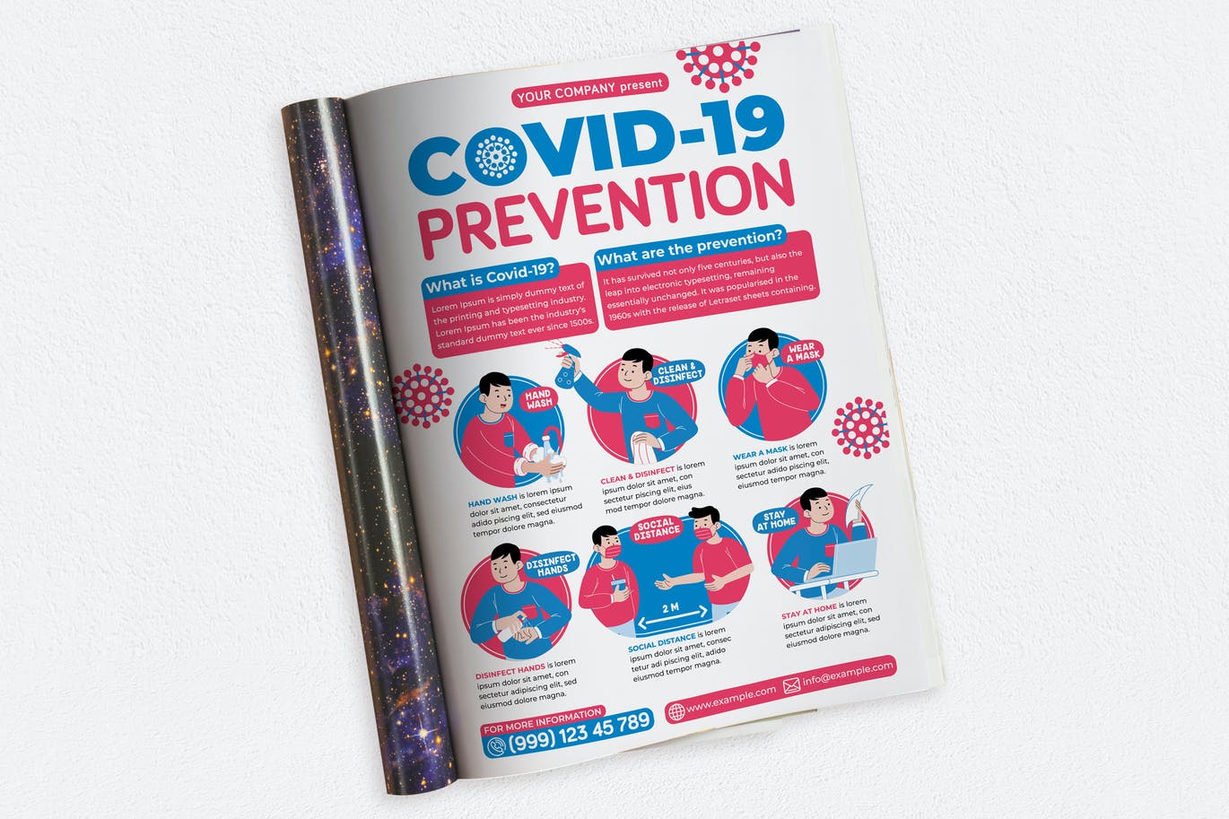 Covid-19 Prevention Ads Magazine