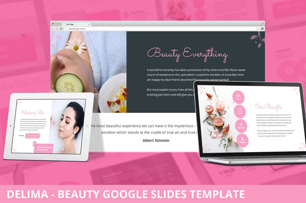 Delima - Beauty Google Slides Template