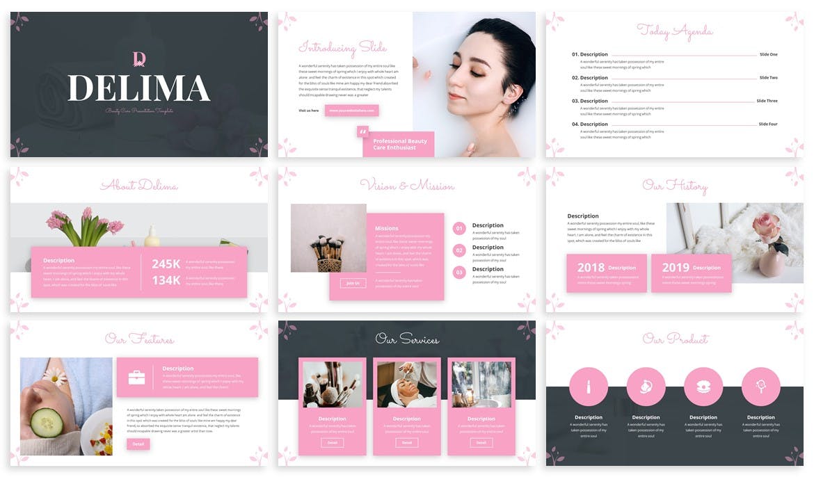 Delima - Beauty Powerpoint Template