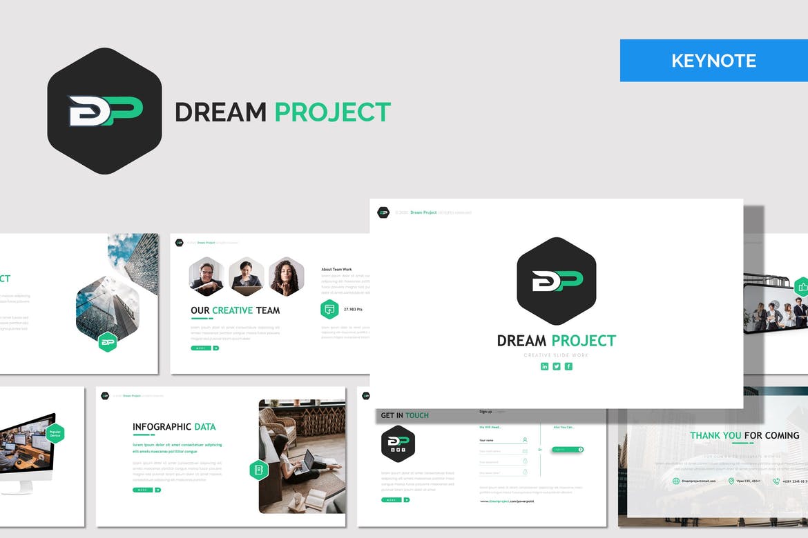 Dream Project - Business Kenyote Template