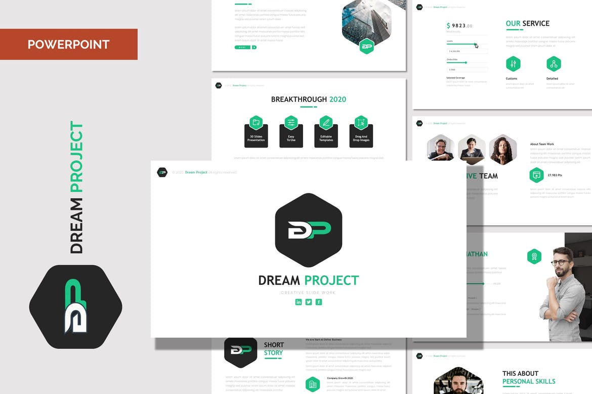 Dream Project - Business Powerpoint Template