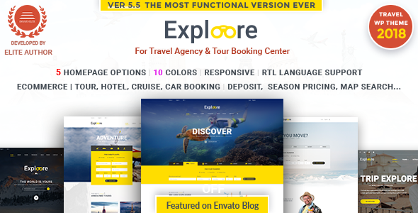 EXPLOORE v5.8 - Travel WordPress Template