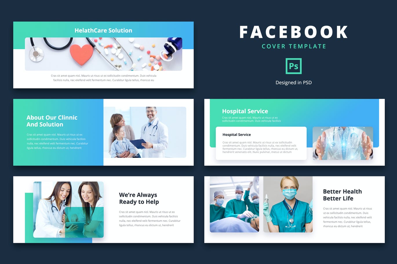 Facebook Cover Template Medical