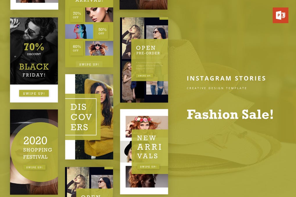 Fashion Instagram Story Powerpoint Template