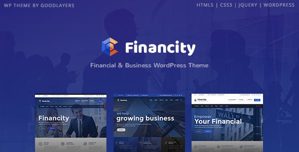 Financity v1.2.5 - Business WordPress Template
