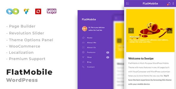 FlatMobile v2.0.4 - Mobile WordPress Theme