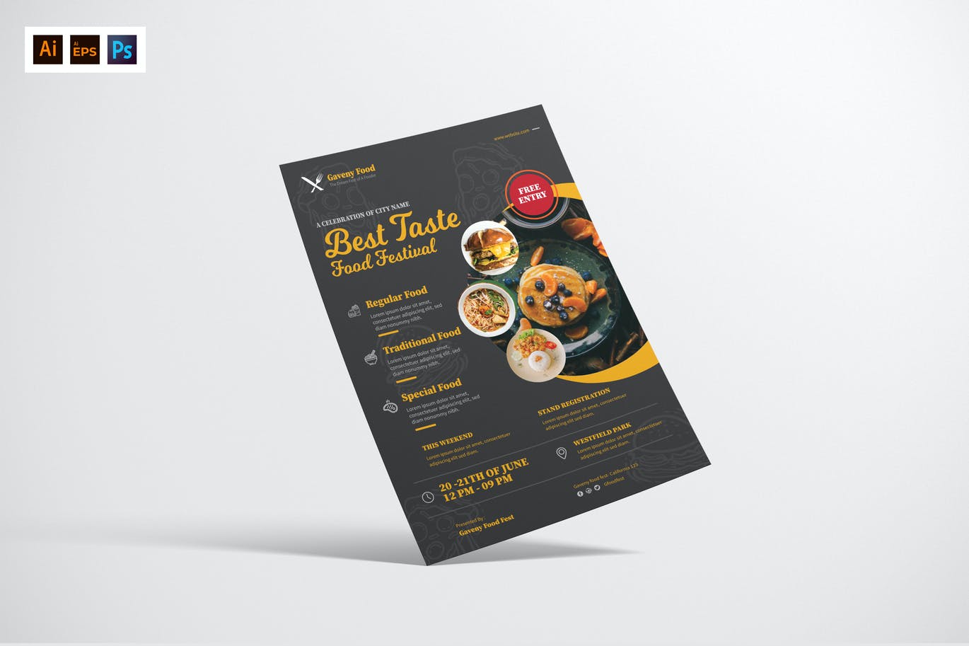Food Festival Flyer Design